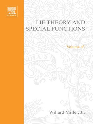 cover image of Lie Theory and Special Functions